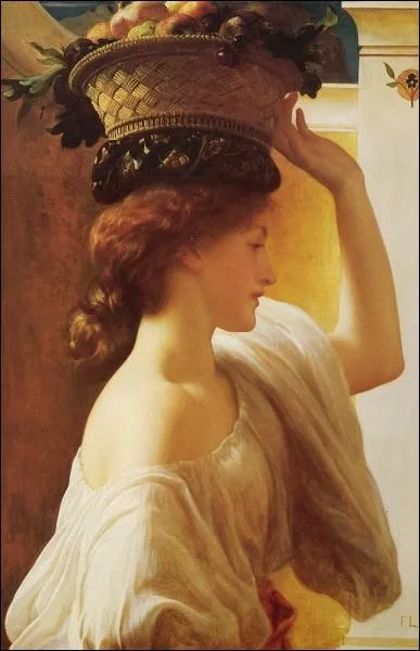 Eucharis - Jeune fille avec panier de fruits, 1863