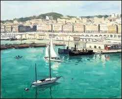 Quel peintre fauviste n  Bordeaux en 1875 a reprsent  Le port d'Alger  ?