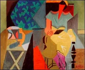 Quel peintre cubiste n  Bordeaux en 1885 est l'auteur de la toile  Femme lisant  ?