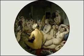 Quel peintre noclassique n  Montauban en 1780 est l'auteur de la toile  Le bain turc  ?
