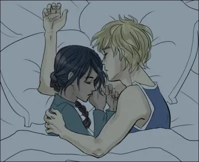 Et enfin, quelle est la couleur des yeux du fils de Katniss ? (encore et toujours tome 3)