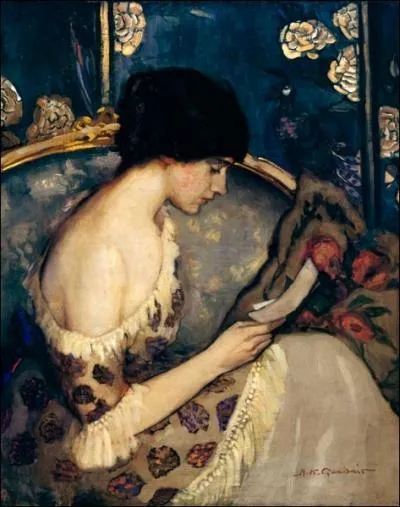 Femme dans un fauteuil , 1915