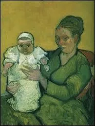 Qui a peint Mre Roulin et son bb ?