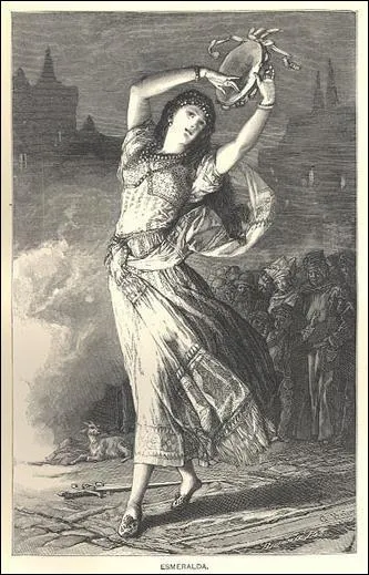 Esmralda est une danseuse gitane, ge de 16 ans, et qui fait excuter des tours  :