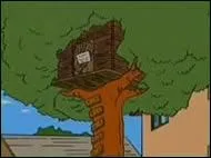 La cabane de Bart est...