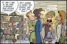 Est-ce que la blonde aime bien la fille que son copain lui a prsente ?