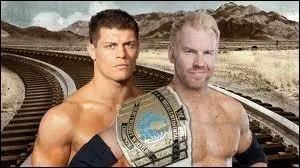 Quel est le vainqueur entre Christian contre Cody Rhodes dans un match simple pour le Intercontinental championship ?
