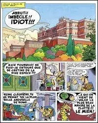 Responsable de la perte de la galre de Jules Csar, l'amiral Ctinconsensus se fait insulter par celui-ci. Cette scne se droule dans l'album ...