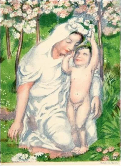 Qui a peint Mre et enfant ?