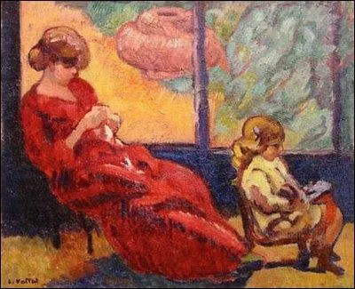 Qui a peint cette mre et son enfant ?