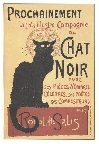 Affiche pour le clbre cabaret ... .