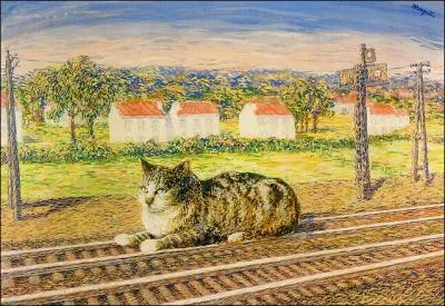 Raminagrobis, le chat attendant le train