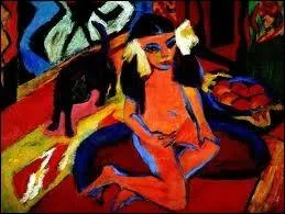 Jeune fille au chat 1910-20