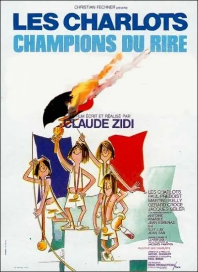 Film ralis par Claude Zidi en 1972, avec les Charlots et Paul Prboist ... .