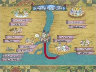 Qui Luffy sauve-t-il  Alubarna ?