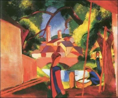 Qui a peint  Enfants au puits  ?