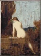Qui a peint  Femme nue assise au bord d'un puits  ?