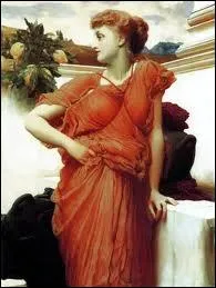 Quel peintre britannique est l'auteur de la toile  La belle grecque au puits  ?