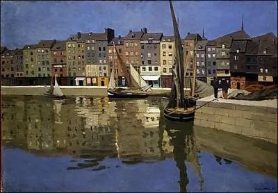 Qui a peint  Port de Honfleur la nuit  ?