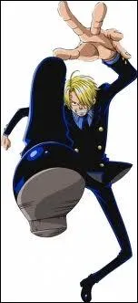 Quel est le nom de ce cuisinier du Baratie, qui rve depuis sa plus petite enfance de visiter All-Blue et qui est surnomm  la jambe noire  ?