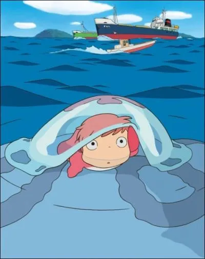 En quelle anne est sorti  Ponyo sur la falaise, prs de la mer  au Japon ?