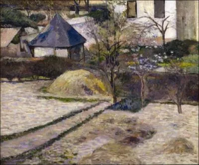 Un coin de jardin  Rouen, 1884