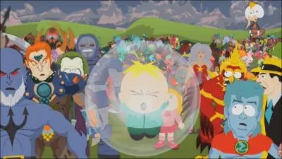 Dans la trilogie  Imagination Land , quelle arme Butters imagine-t-il pour Jsus ?