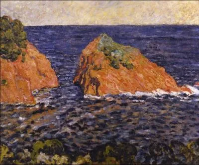 Qui a peint Le rocher dans la mer ?