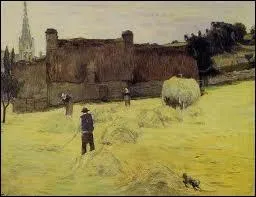 Qui a peint La fenaison en Bretagne ?