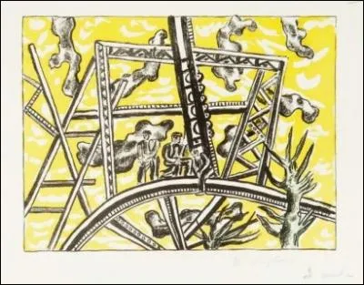 Qui a peint L'chafaudage au soleil ?