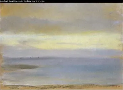 Qui a peint Marine Soleil couchant ?