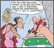 Le personnage  gauche d'Oblix est la caricature de Sean Connery.