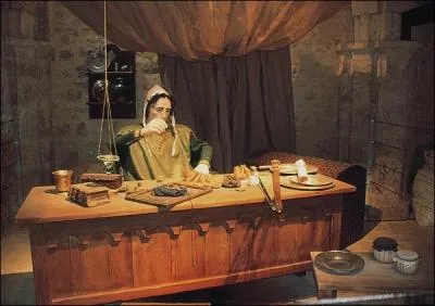 Voici l'anctre du banquier officiant  Provins en Champagne ds le XVIIme sicle. Il y rcoltait les impts sur les rcoltes. Quel est le nom de ce bel difice du XIIIme sicle