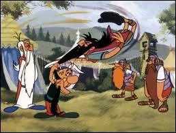 On voit cette scne dans l'album  Astrix le Gaulois .