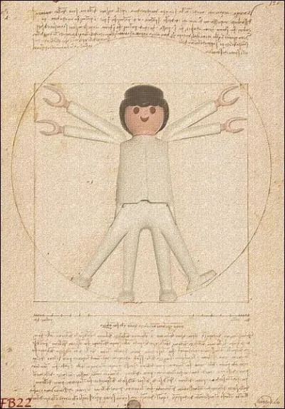 Homme de Vitruve en version...