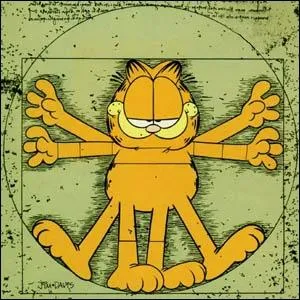 Ce chat dessin en homme de Vitruve n'est autre que...