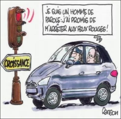 Les choses srieuses commencent pour le nouveau gouvernement ! Dans ce dessin de Ranson, quel personnage fait parler le dessinateur ?