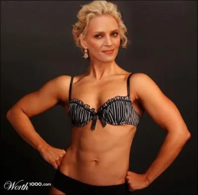 Miss Schweppes :   Eh ! What did you expect !  .