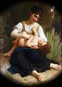 Observez le bonheur, la joie et la tendresse qui se dgagent de cette scne. Que fait maman ?