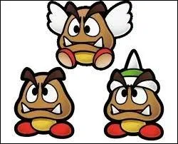Dans quel jeu de Mario les Goombas sont-ils capables de mordre et de jeter des pines sur Mario.