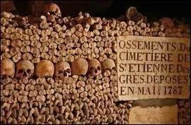 L'entr des catacombes se situe ?