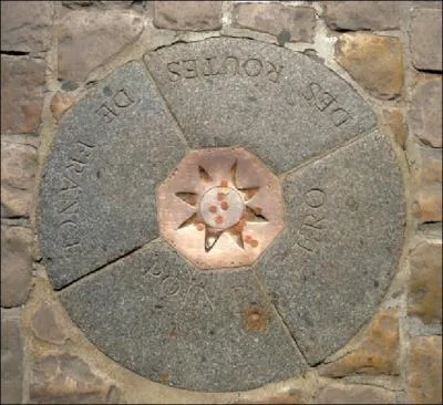 O se trouve le point zro des routes de France ?