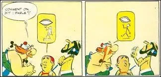 C'est image est tire de l'album  Astrix et Cloptre .