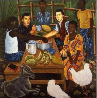 Qui a peint D�jeuner � Kumasi ?