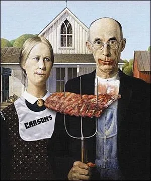 Quel morceau de viande est plant sur la fourche ? Bon apptit.