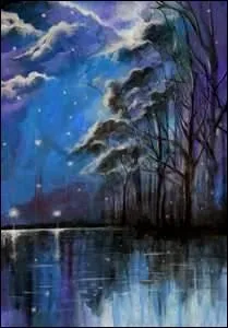 - bleue la (... ), bleue la montagne, bleu l'horizon,