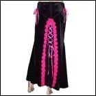 Si cet oiseau était parure de vêtement, il en serait une partie retombante :