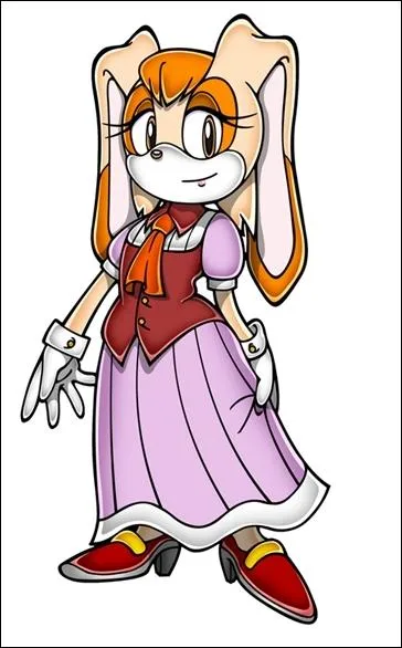 Et voici la mre de la petite lapine prsente un peu plus haut. Elle est apparue dans Sonic X et Vector serait amoureux d'elle...