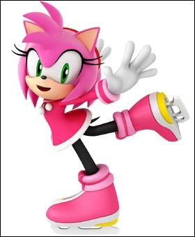 C'est une jeune fille habille de rose, qui est amoureuse de Sonic et qui le suit partout. Elle a un marteau gant et peut prdire l'avenir en lisant dans les cartes. C'est bien sr...