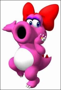 Une fille du monde de Mario, c'est l'amie de Yoshi, elle nous dfie au cent mtres nage libre dans Mario et Sonic aux Jeux Olympiques de Londres 2012, et on la reconnat grce  sa grande bouche...